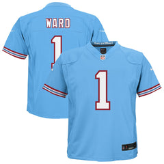 NFL Cameron Ward Tennessee Titans Preschool Alternate 2 Player Game Jersey - Light Blue