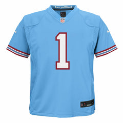 NFL Cameron Ward Tennessee Titans Preschool Alternate 2 Player Game Jersey - Light Blue