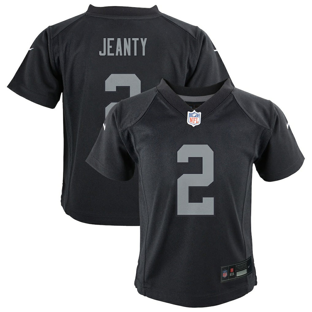 NFL Ashton Jeanty Las Vegas Raiders Preschool Team Player Game Jersey - Black