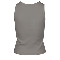Dallas Mavericks '47 Women's Cropped Skyhook Baby Rib Tank Gray