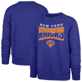 New York Knicks '47 Unisex Brush By Headline Crewneck Sweatshirt Blue