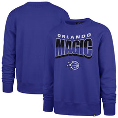 Orlando Magic '47 Unisex Brush By Headline Crewneck Sweatshirt Blue