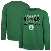 Boston Celtics '47 Unisex Brush By Headline Crewneck Sweatshirt Kelly Green