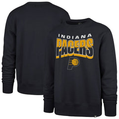 Indiana Pacers '47 Unisex Brush By Headline Crewneck Sweatshirt Navy