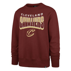 Cleveland Cavaliers '47 Unisex Brush By Headline Crewneck Sweatshirt Wine