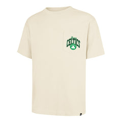 Boston Celtics '47 Unisex Crossover Collection Foundation Pocket T-Shirt Cream