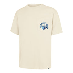 Memphis Grizzlies '47 Unisex Crossover Collection Foundation Pocket T-Shirt Cream