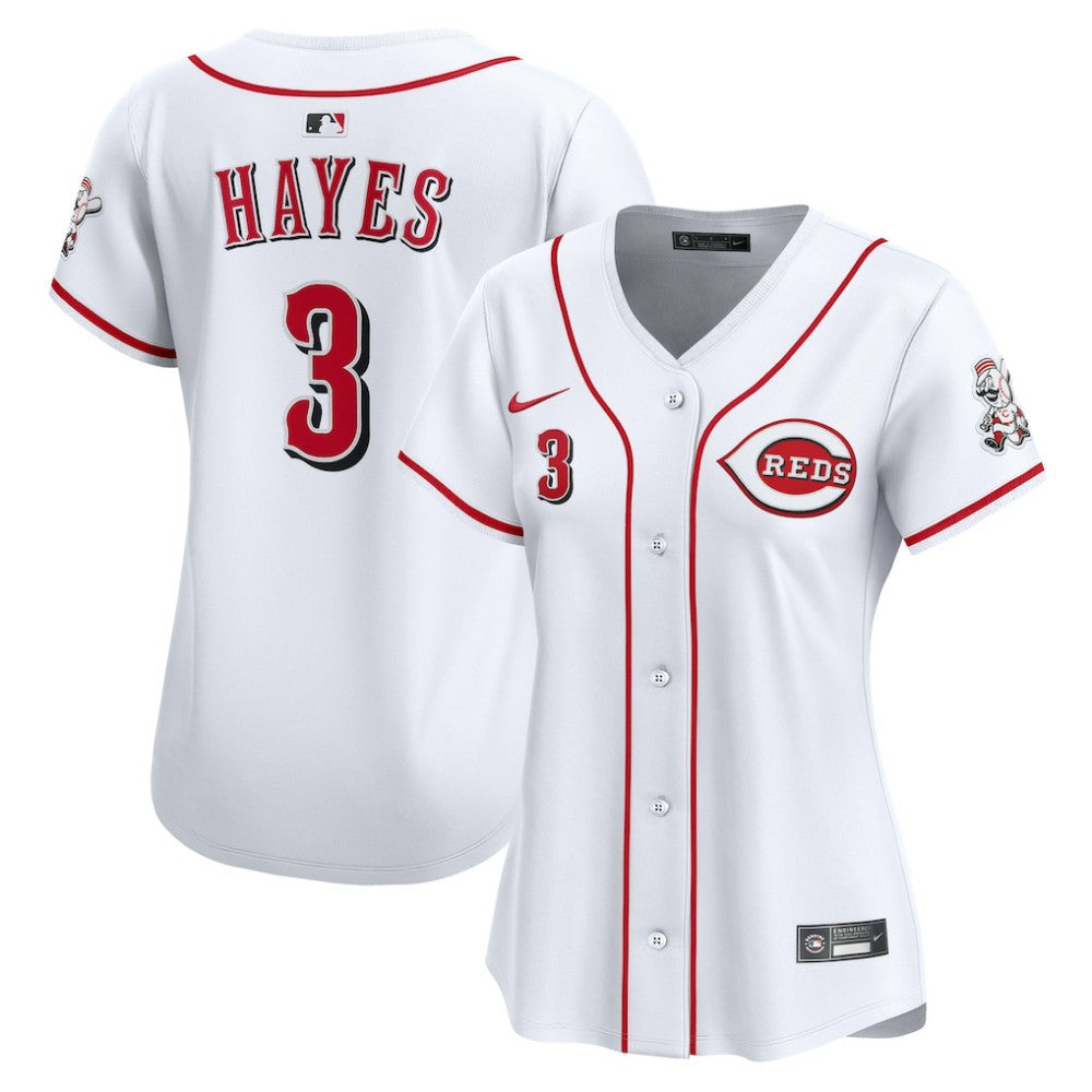 MLB Ke'Bryan Hayes Cincinnati Reds Nike Women's Home Limited Player Jersey - White