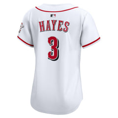 MLB Ke'Bryan Hayes Cincinnati Reds Nike Women's Home Limited Player Jersey - White