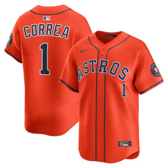 MLB Carlos Correa Houston Astros Nike Alternate Limited Player Jersey - Orange