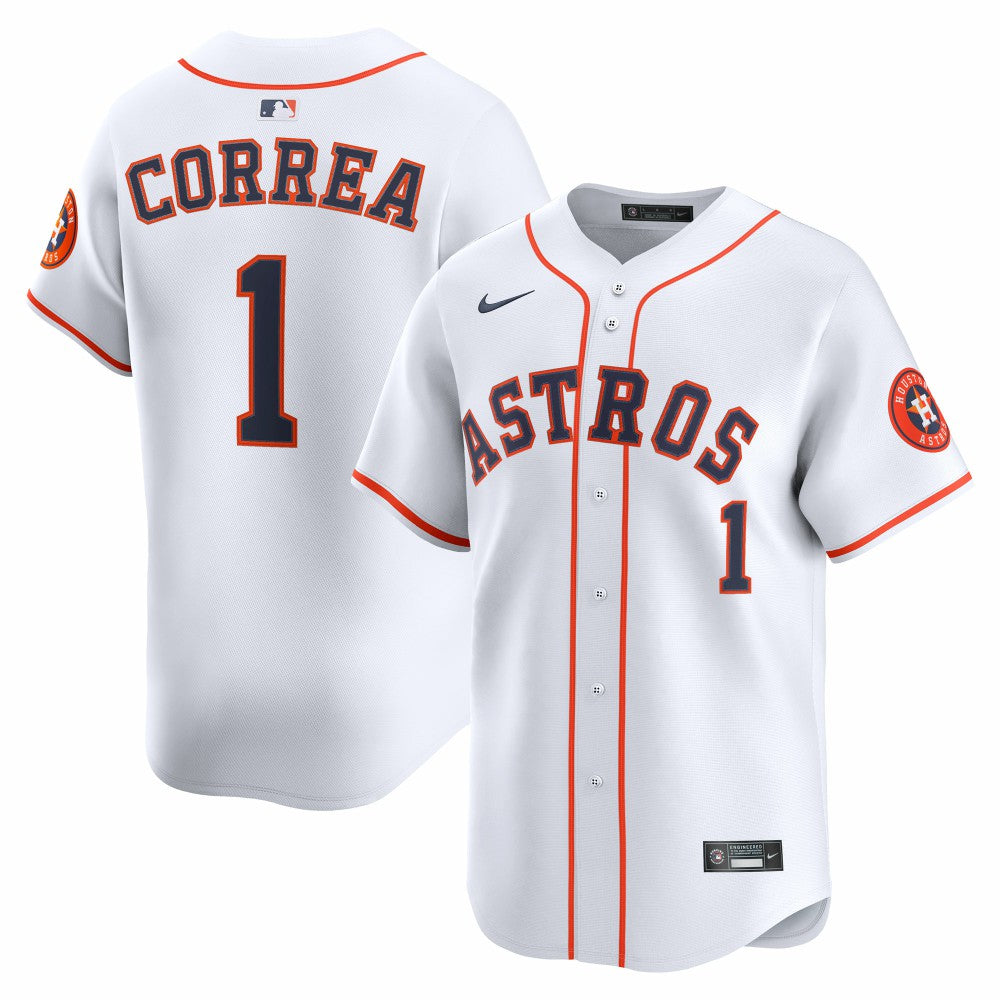 MLB Carlos Correa Houston Astros Nike Home Limited Player Jersey - White