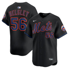 MLB Ryan Helsley New York Mets Nike Alternate Limited Player Jersey - Black