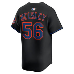 MLB Ryan Helsley New York Mets Nike Alternate Limited Player Jersey - Black