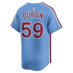 MLB Jhoan Duran Philadelphia Phillies Nike Alternate Limited Player Jersey - Light Blue