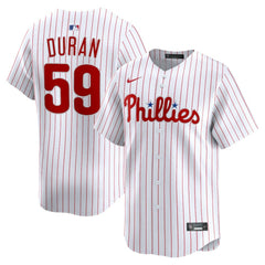 MLB Jhoan Duran Philadelphia Phillies Nike Home Limited Player Jersey - White