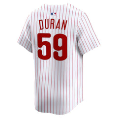 MLB Jhoan Duran Philadelphia Phillies Nike Home Limited Player Jersey - White