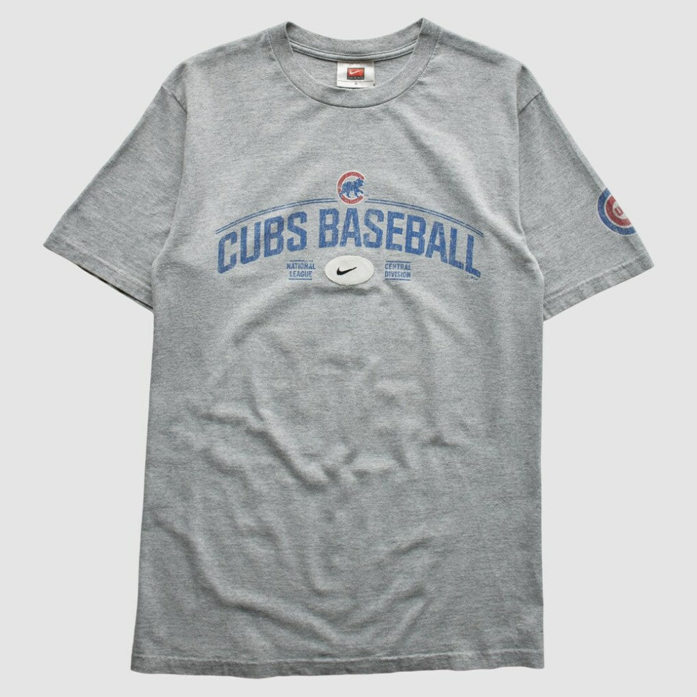 Chicago Cubs Nike 2000s T-Shirt - Gray - S By Fanatics Real Vintage T-shirts