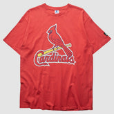 St. Louis Cardinals Starter 1997 T-Shirt - Red - L By Fanatics Real Vintage T-shirts
