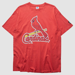 St. Louis Cardinals Starter 1997 T-Shirt - Red - L By Fanatics Real Vintage T-shirts