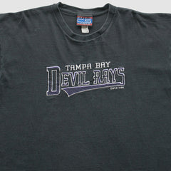 Tampa Bay Rays 1998 T-Shirt - Black - XL By Fanatics Real Vintage T-shirts
