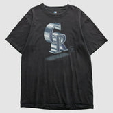 Colorado Rockies 2000s T-Shirt - Black - L By Fanatics Real Vintage T-shirts