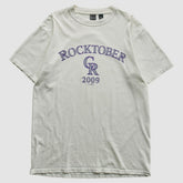 Colorado Rockies Gear 2009 T-Shirt - White - M By Fanatics Real Vintage T-shirts