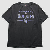 Colorado Rockies 2000s T-Shirt - Black - XL By Fanatics Real Vintage T-shirts