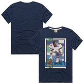 Emmitt Smith Dallas Cowboys Homage Unisex NFL Topps Trading Card Tri-Blend T-Shirt Navy