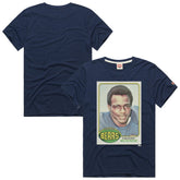 Walter Payton Chicago Bears Homage Unisex NFL Topps Trading Card Tri-Blend T-Shirt Navy