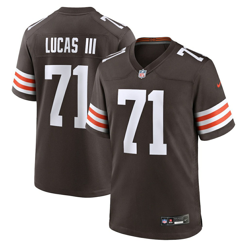 NFL Cornelius Lucas Cleveland Browns Team Game Jersey - Brown