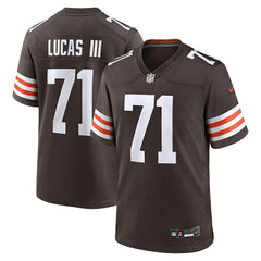 NFL Cornelius Lucas Cleveland Browns Team Game Jersey - Brown