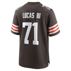 NFL Cornelius Lucas Cleveland Browns Team Game Jersey - Brown