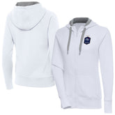 France National Team Antigua Women's Takeover Full-Zip Hoodie White sale