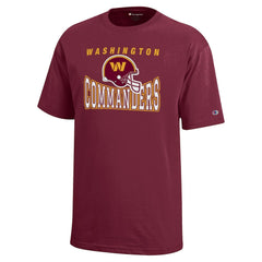 Washington Commanders Champion Youth Graphic T-Shirt Burgundy
