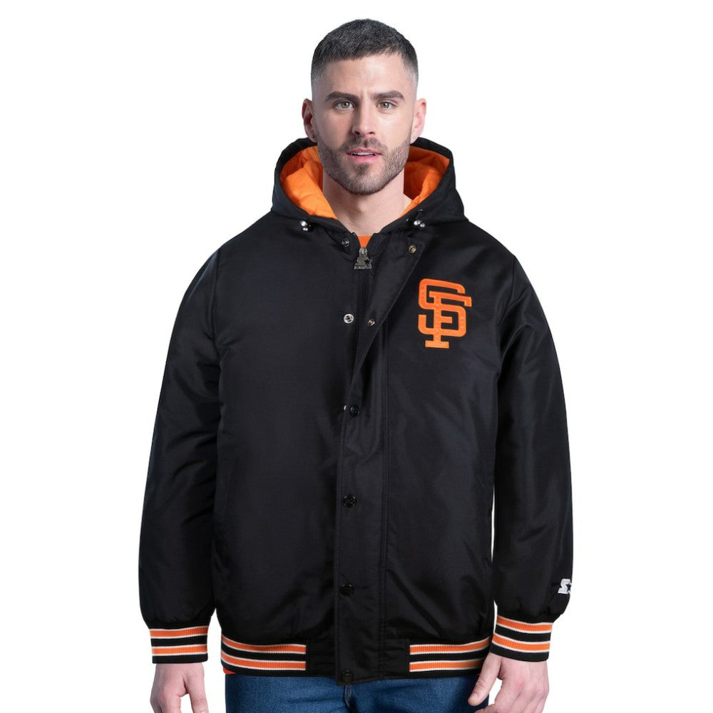 San Francisco Giants Starter Pro Polyfilled Full-Zip Jacket - Black Jackets