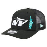 New York Jets New Era Liberty 9SEVENTY Adjustable Trucker Hat Black