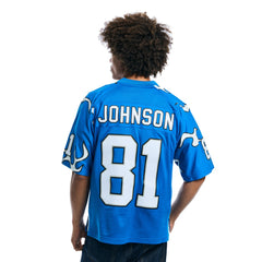 NFL Calvin Johnson Detroit Lions x Golf Wang Unisex 2007 Legacy Fashion Jersey - Blue outlet
