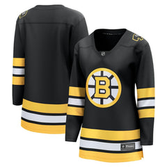NHL Boston Bruins Fanatics Women's Anniversary Home Breakaway Jersey - Black