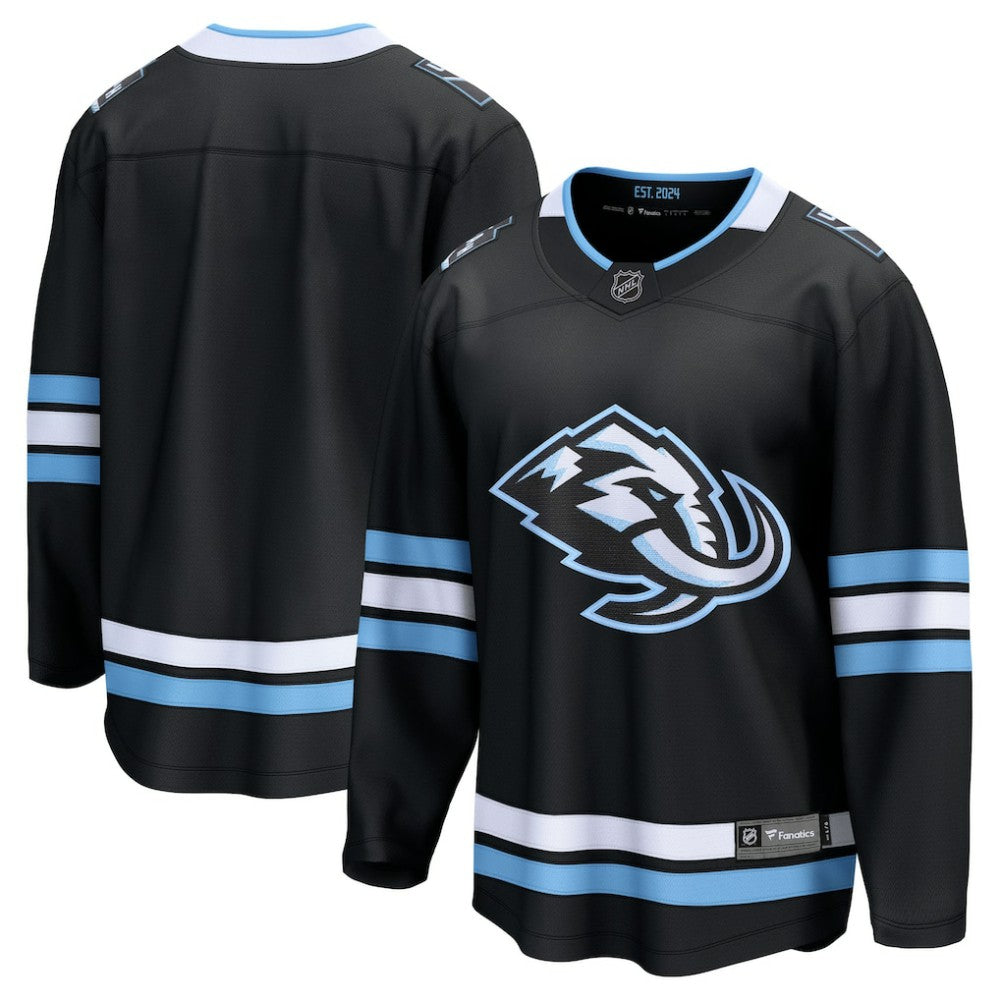 NHL Utah Mammoth Fanatics Home Breakaway Jersey - Black