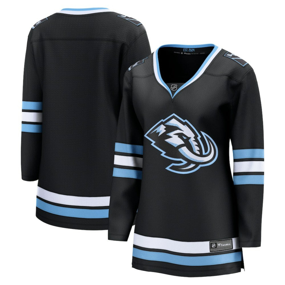 NHL Utah Mammoth Fanatics Women's Home Breakaway Jersey - Black