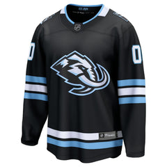 NHL Utah Mammoth Fanatics Home Breakaway Custom Jersey - Black