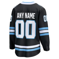 NHL Utah Mammoth Fanatics Home Breakaway Custom Jersey - Black