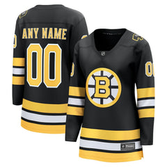 NHL Boston Bruins Fanatics Women's Home Breakaway Custom Jersey - Black