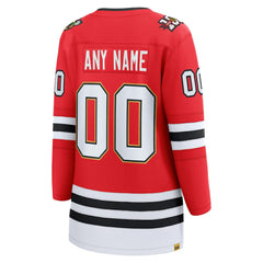 NHL Chicago Blackhawks Fanatics Women's Centennial Breakaway Custom Jersey - Red
