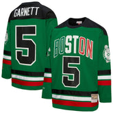 Kevin Garnett Boston Celtics Unisex Maxxed Out Fashion Hockey Jersey Kelly Green