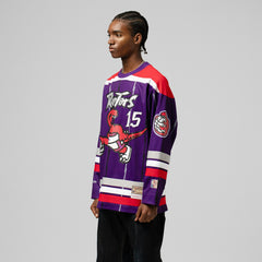 NBA Vince Carter Toronto Raptors Unisex Maxxed Out Fashion Hockey Jersey - Purple