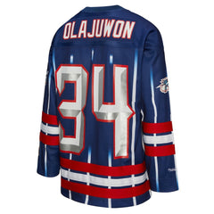 NBA Hakeem Olajuwon Houston Rockets Unisex Maxxed Out Fashion Hockey Jersey - Navy