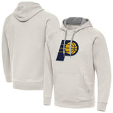 Indiana Pacers Antigua Big Logo Victory Pullover Hoodie Cream