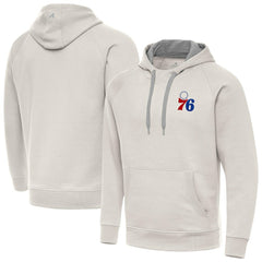 Philadelphia 76ers Antigua Victory Pullover Hoodie Cream