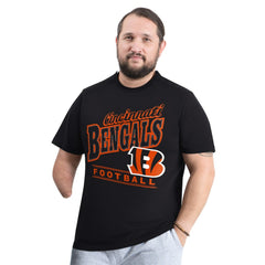 Cincinnati Bengals G-III Sports by Carl Banks Adaptive Headliner Graphic T-Shirt Black